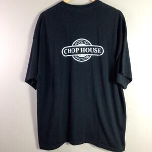 Popeyes Chop House Saint Rose IL T Shirt Black White 2XL XXL